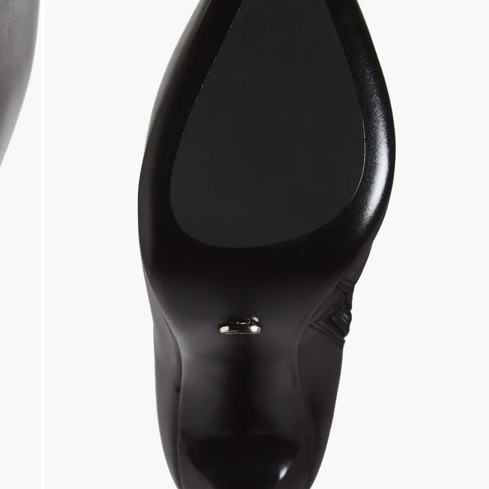 Tony Bianco Black Pointed Stiletto Ankle Boots